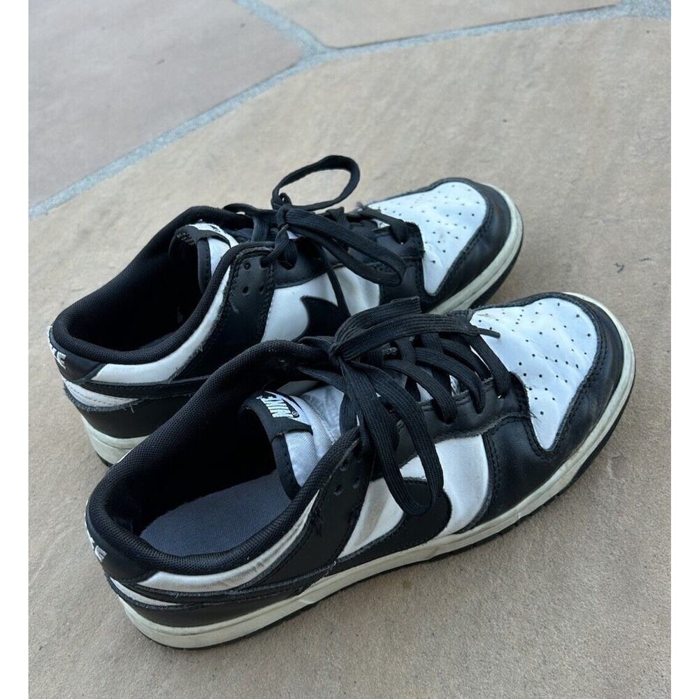 Size 8.5 - Nike Dunk Low Black White. BZ